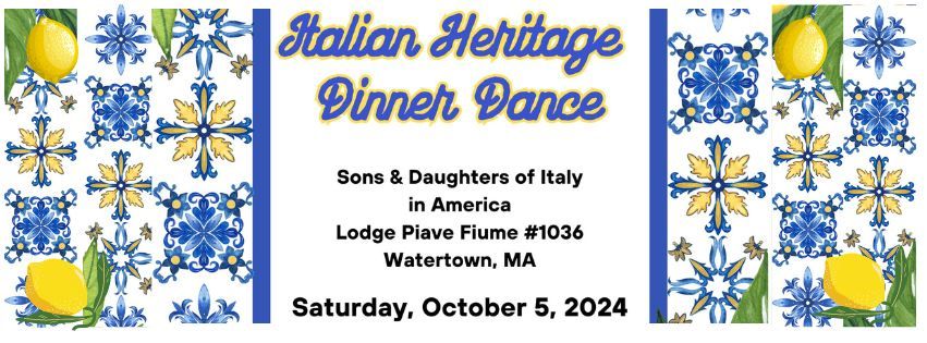 Italian Heritage Dinner Dance