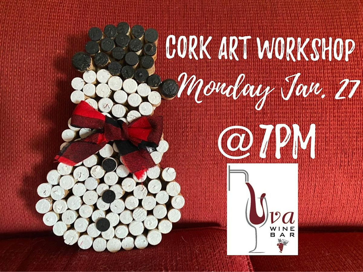 Snowman  Cork Art Workshop