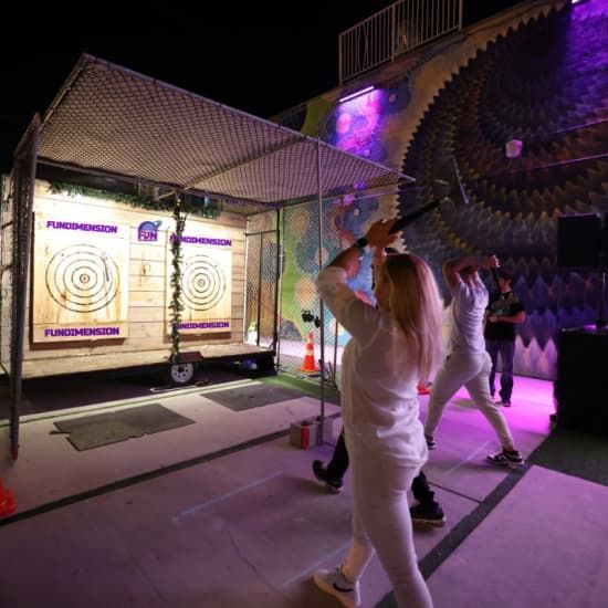 FunDimension\u2019s Axe Throwing arena!