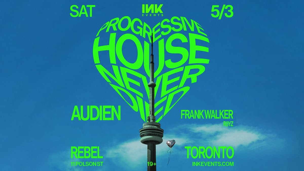 Audien Presents: Progressive House Never Died Featuring Frank Walker inside REBEL