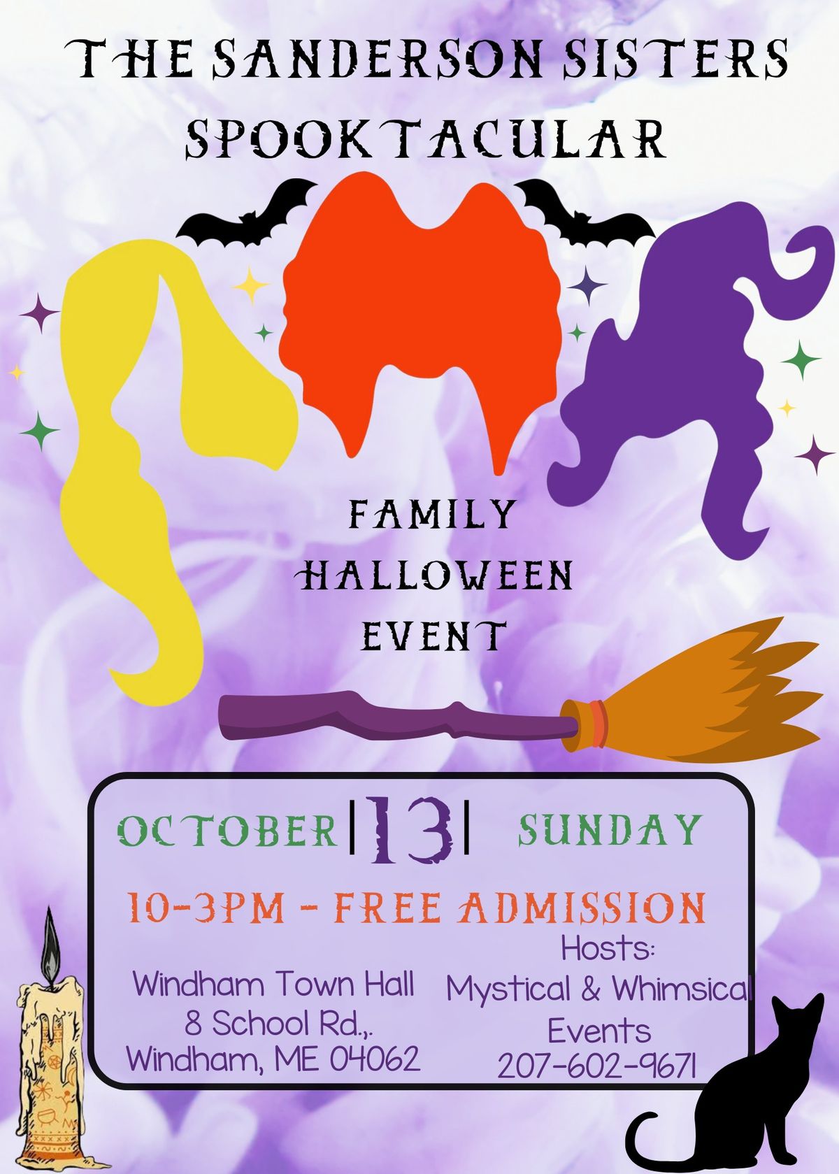 THE SANDERSON SISTERS SPOOKTACULAR HALLOWEEN FAMILY EVENT