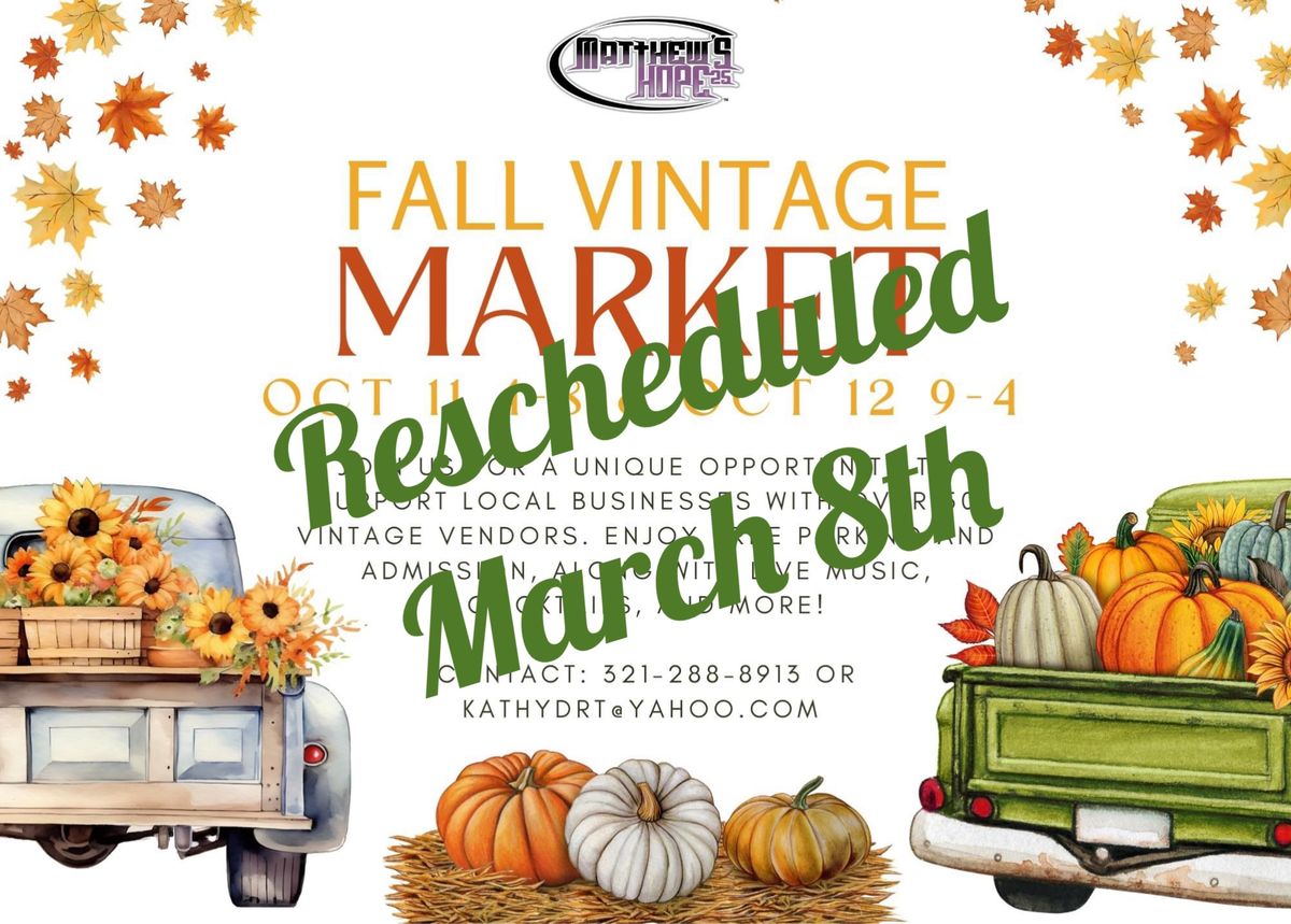 Fall Vintage Market 