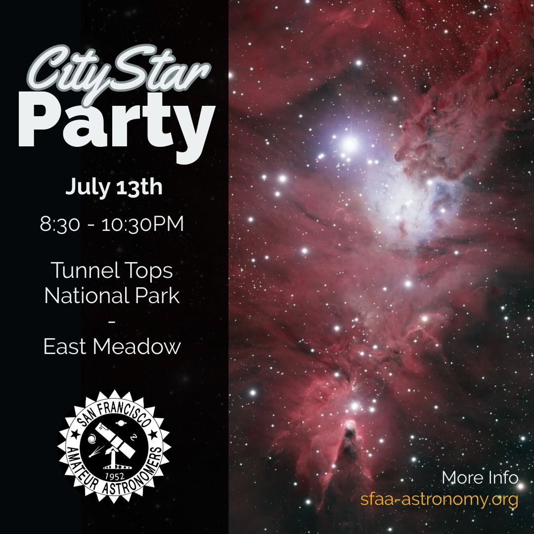 July City Star Party - Tunnel Tops Park