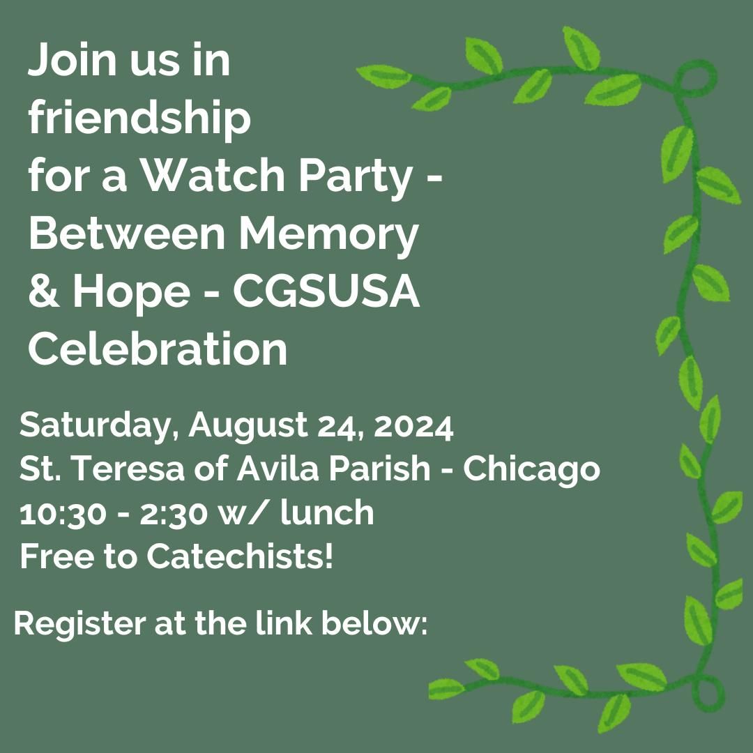 Between Memory & Hope Celebration Watch Party