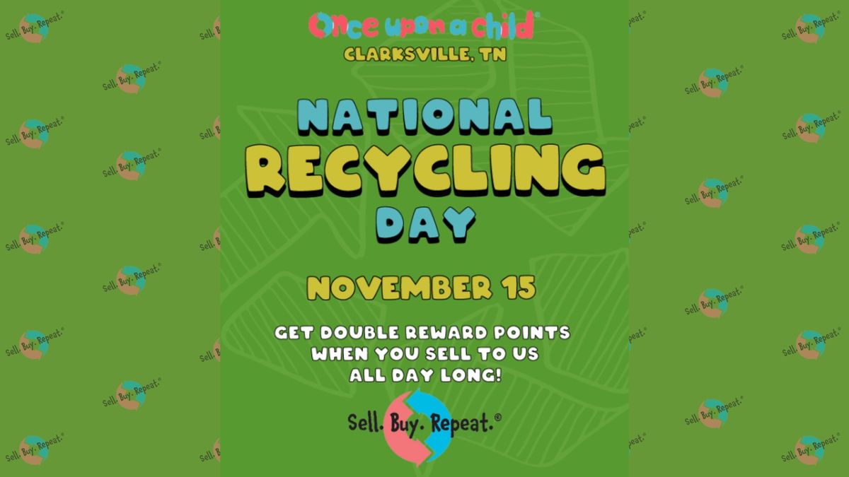 Double Points on Buys on National Recycling Day!