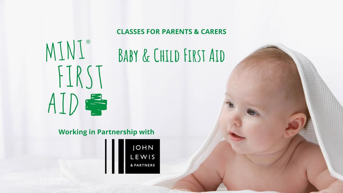 2-hour Baby & Child First Aid Class