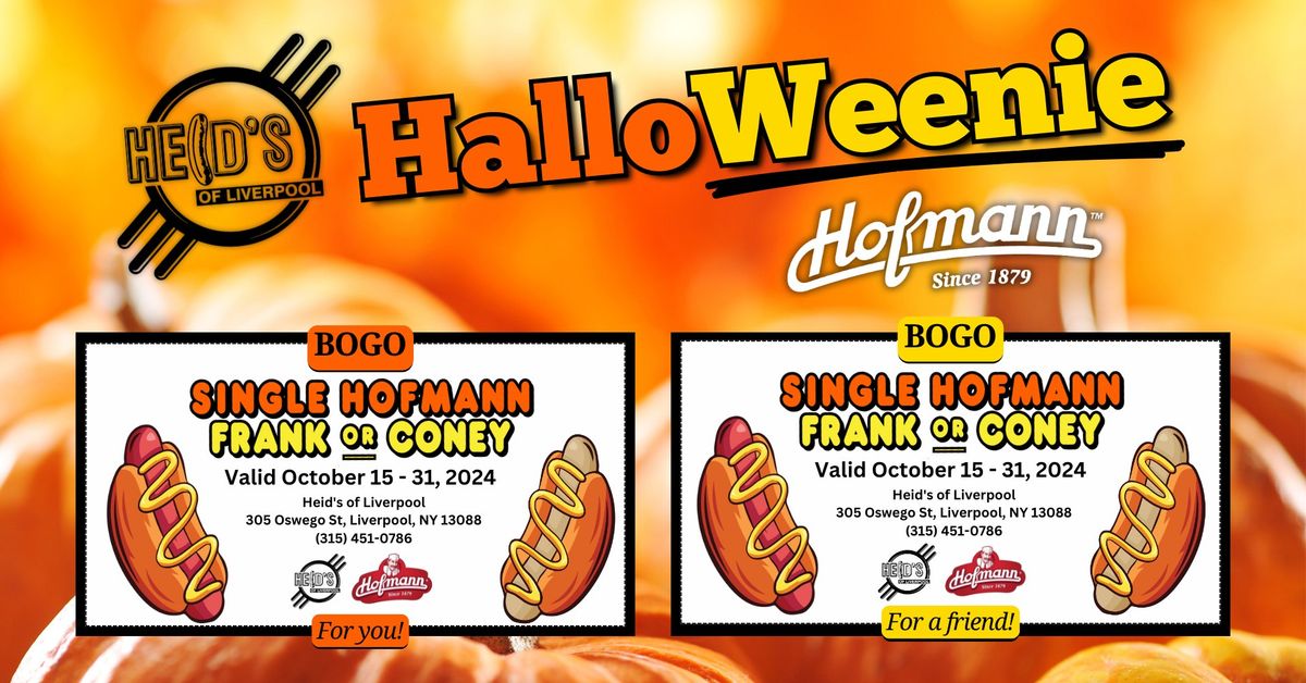 Heid's Halloweenie Bogo