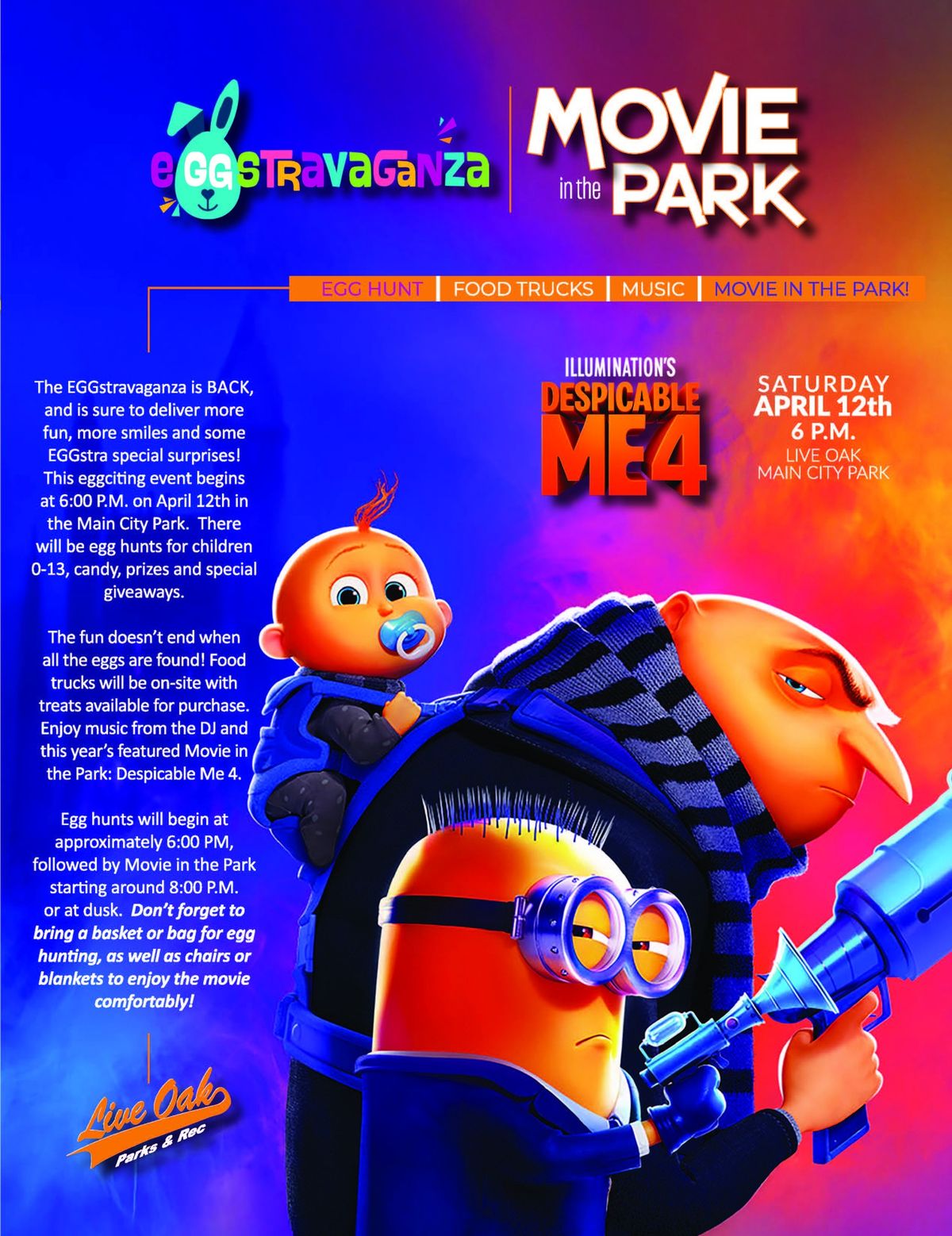 2025 Eggstravaganza and Movie in the Park