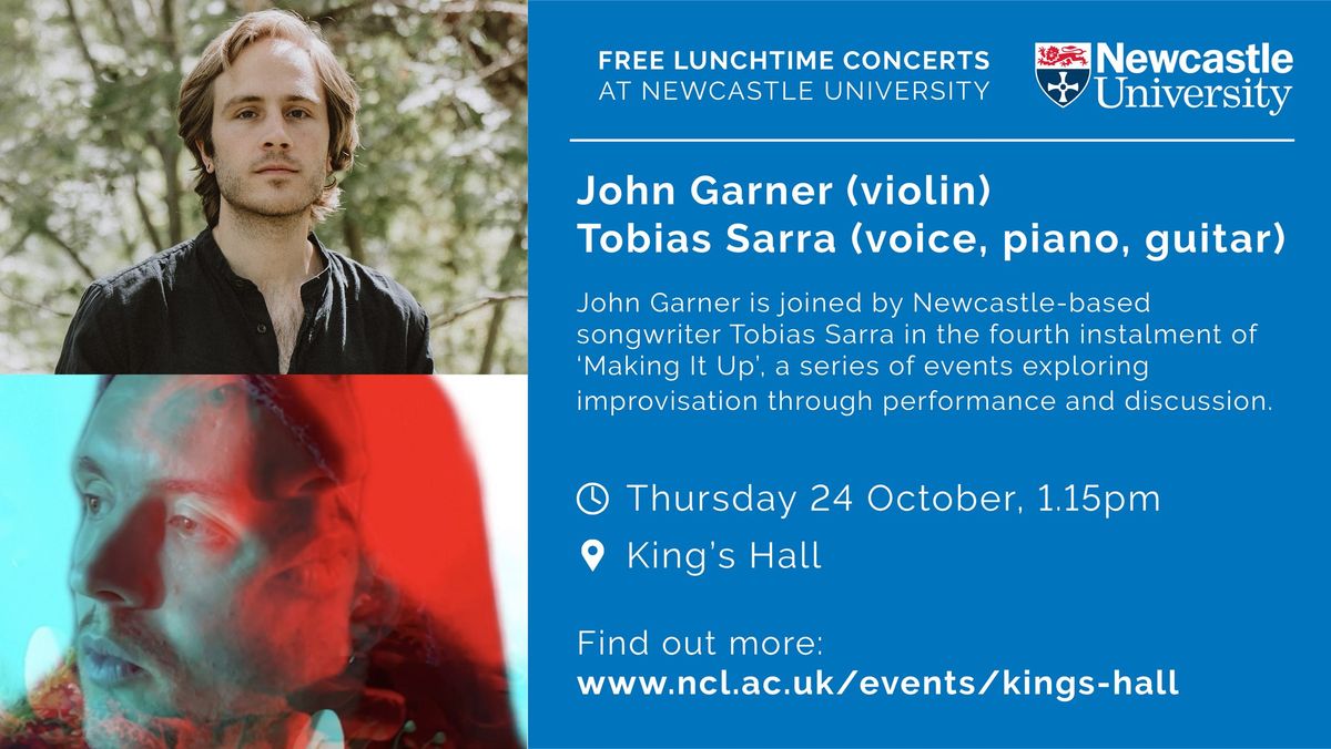 Lunchtime Concert - John Garner & Tobias Sarra