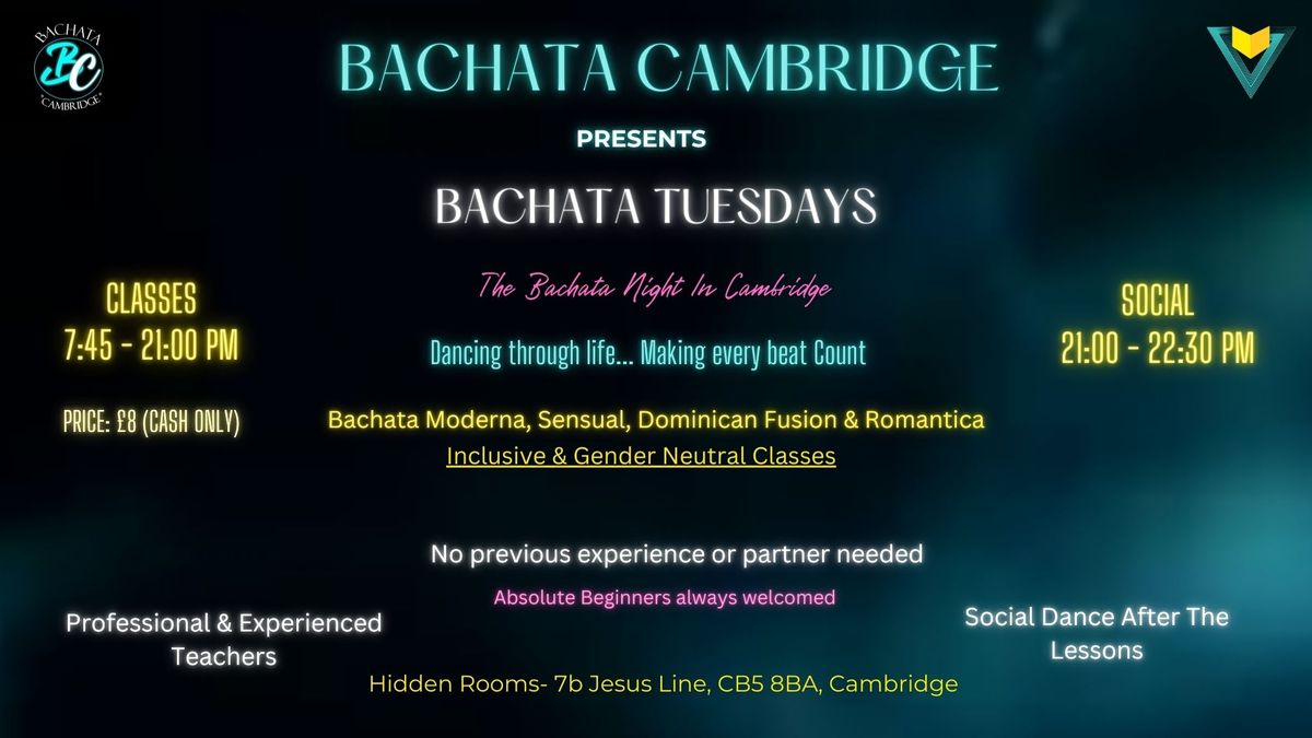 Bachata Cambridge- Bachata Tuesdays