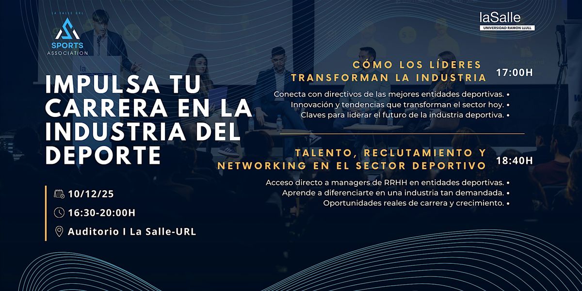 Impulsa tu Carrera en la Industria del Deporte