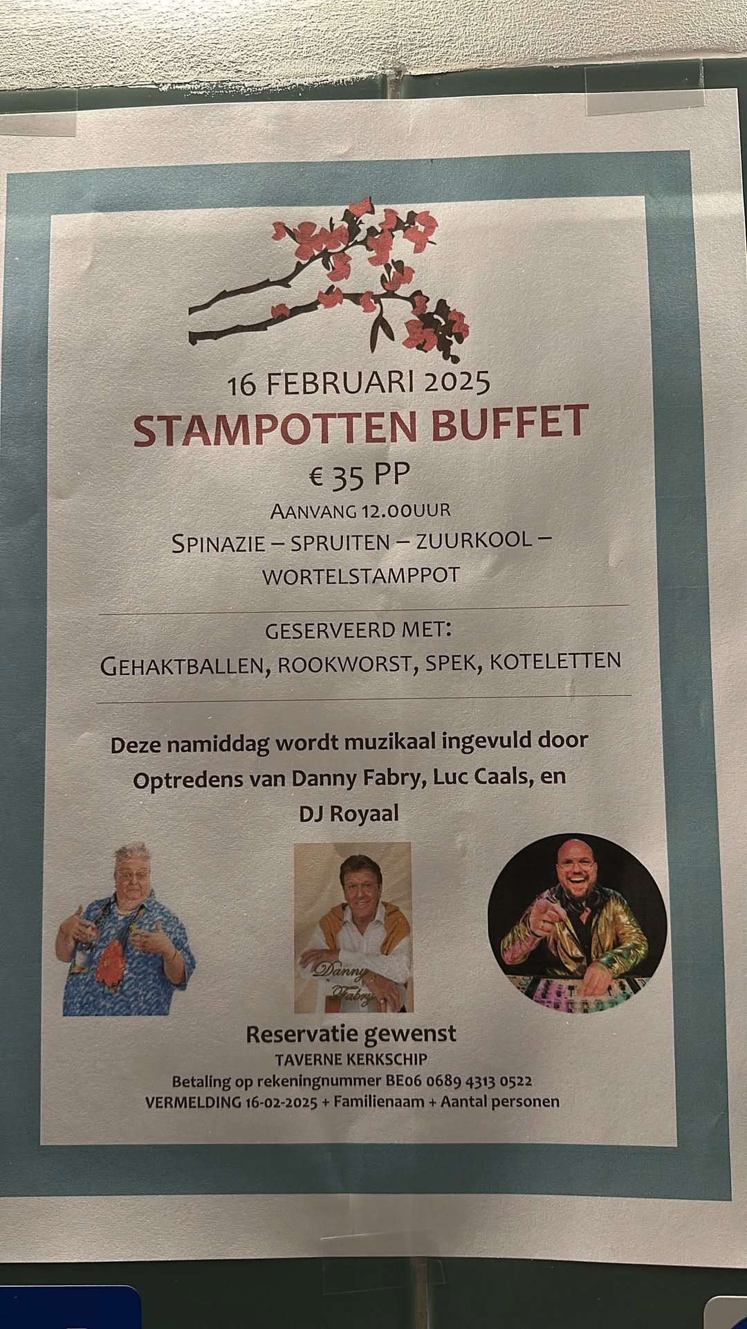 Stamppotten buffet