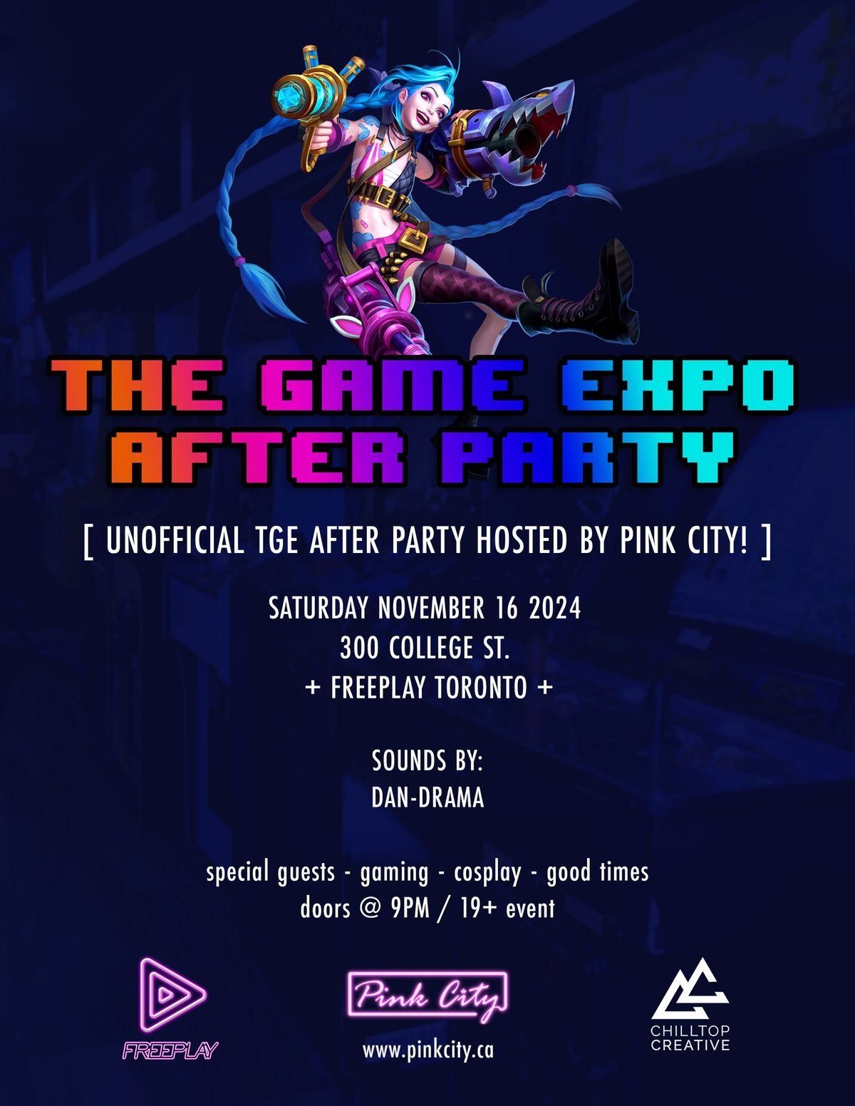 The Game Expo After Party! (Hosted by Pink City)