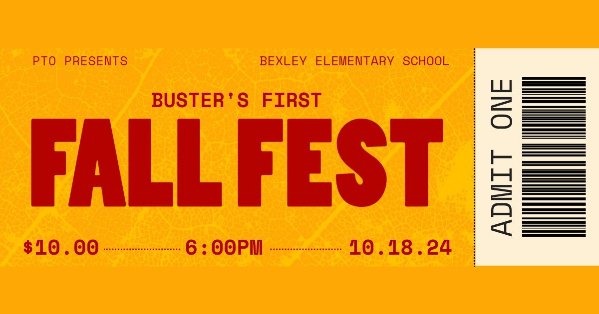 Buster\u2019s FIRST Fall Festival