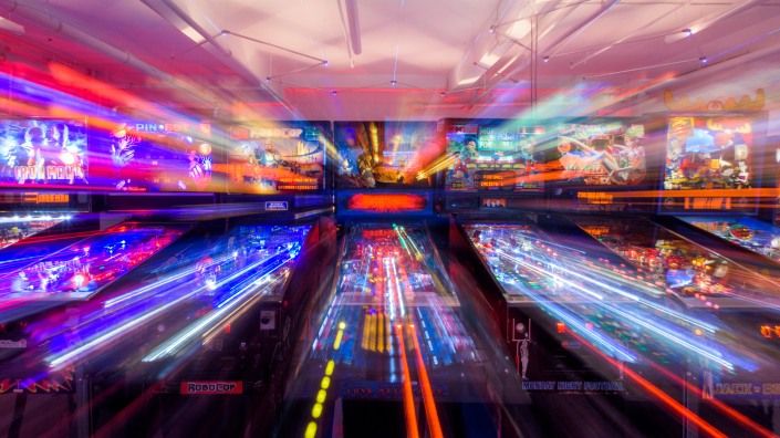 Arcade Mile-X Fall Pinball Open