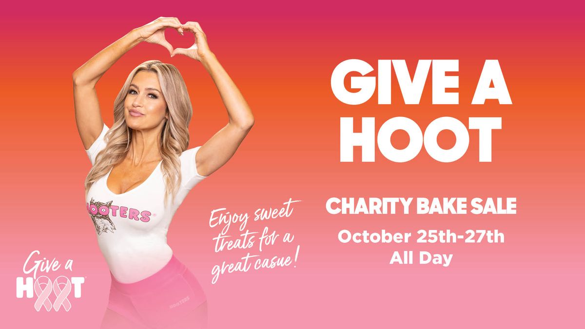 Give A Hoot Bake Sale at Hooters of Mesquite