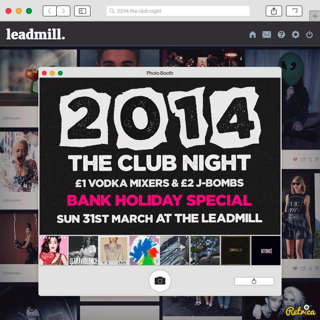 2014: The Club Night - Bank Holiday Special
