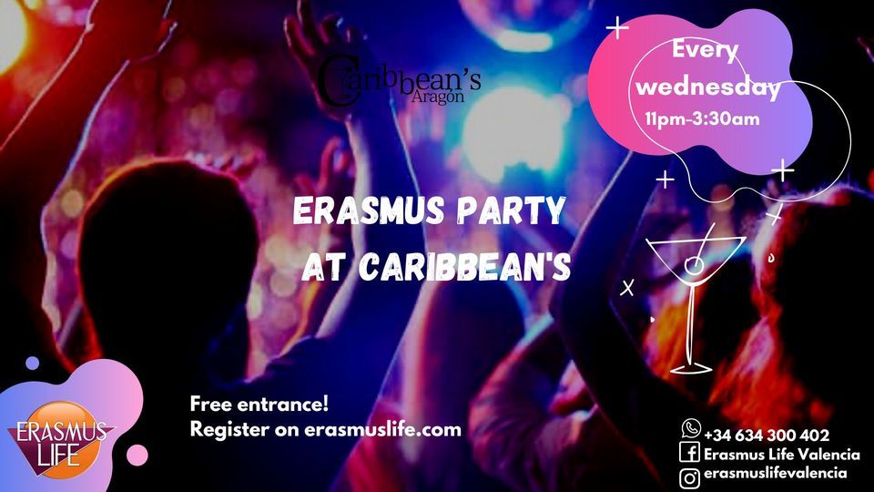 ERASMUS PARTY AT CARIBBEAN'S