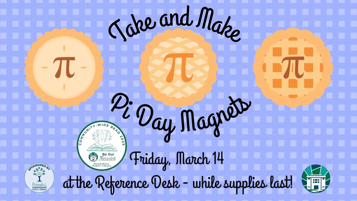 Pi Day Take and Make for Adults!