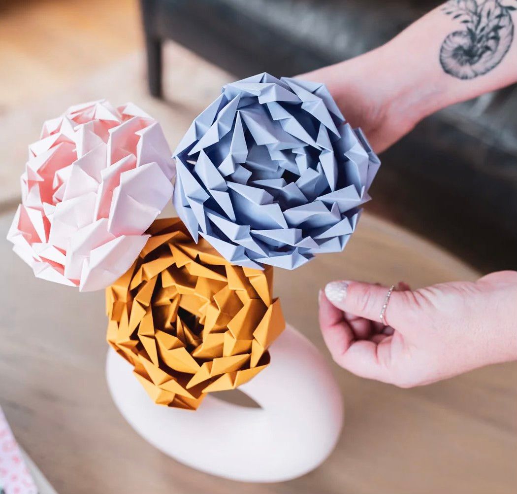 Origami Peonies 