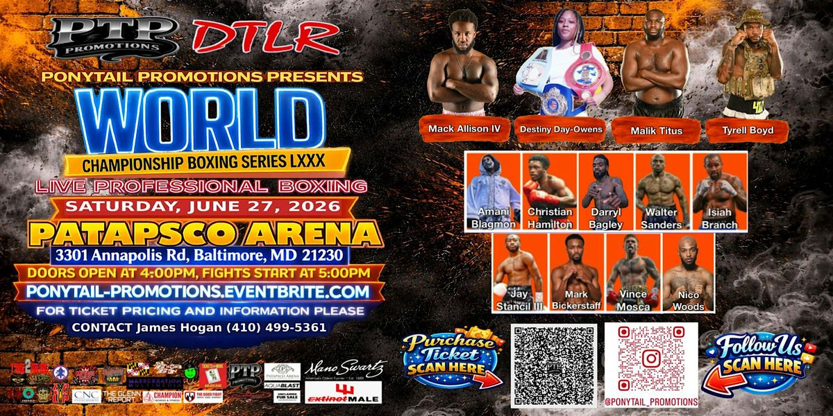 World Championship Boxing LXXX - Live Professional Boxing