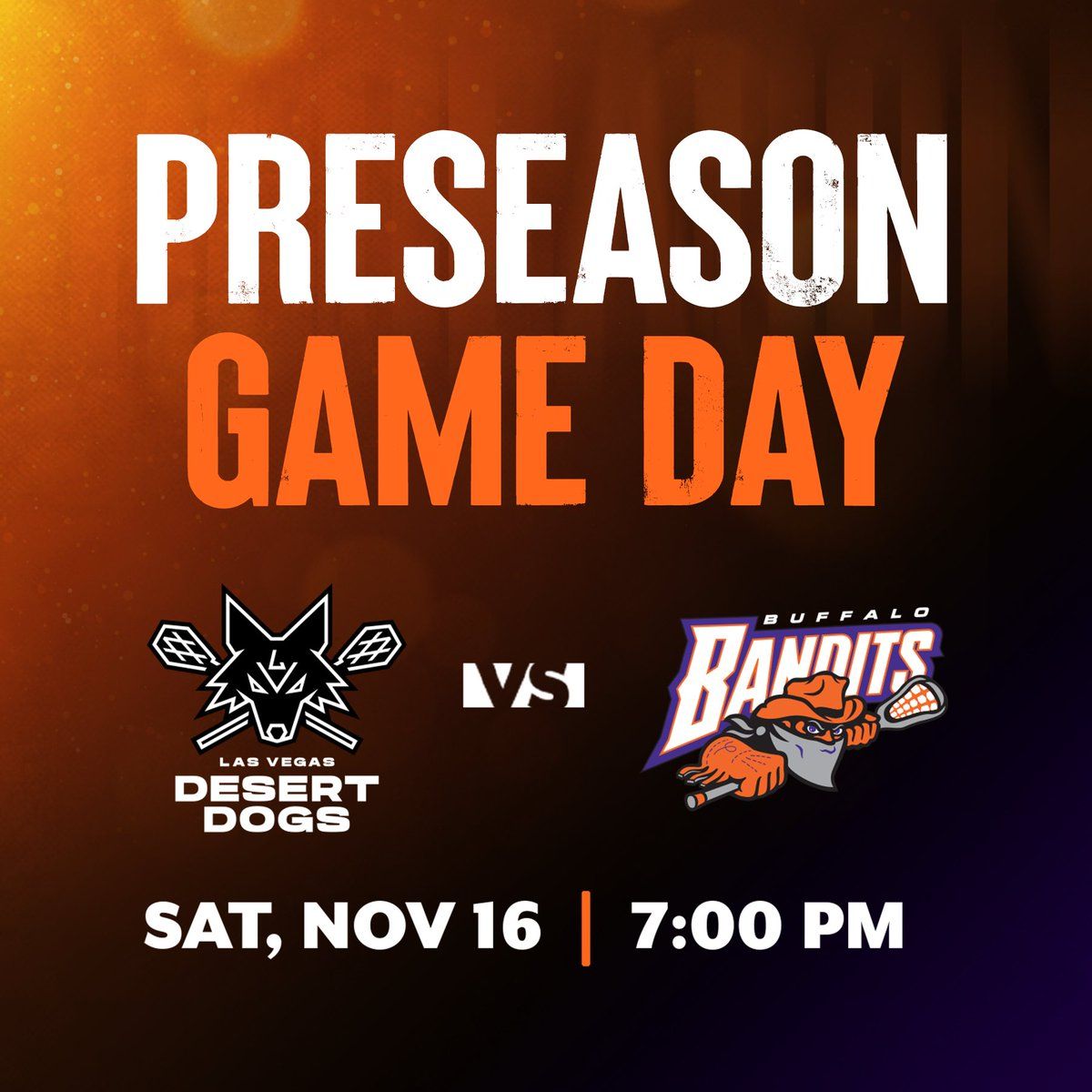 Buffalo Bandits vs. Las Vegas Desert Dogs