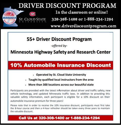 Initial 8 hour 55+ Driver Discount Program Class in Burnsville at the Senior Center
