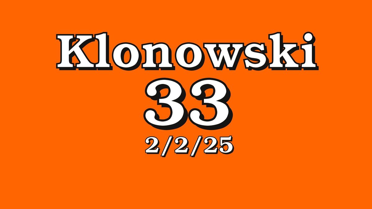 The 33rd Annual John Klonowski Memorial Scratch Singles Bowling Tournament