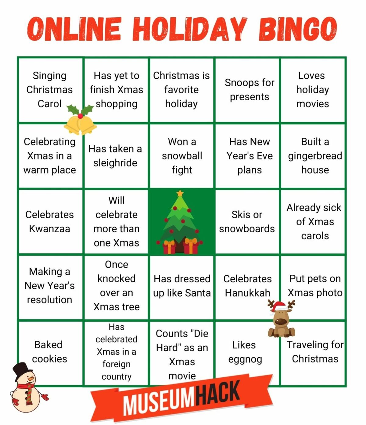 Big Cash Holiday Bingo!