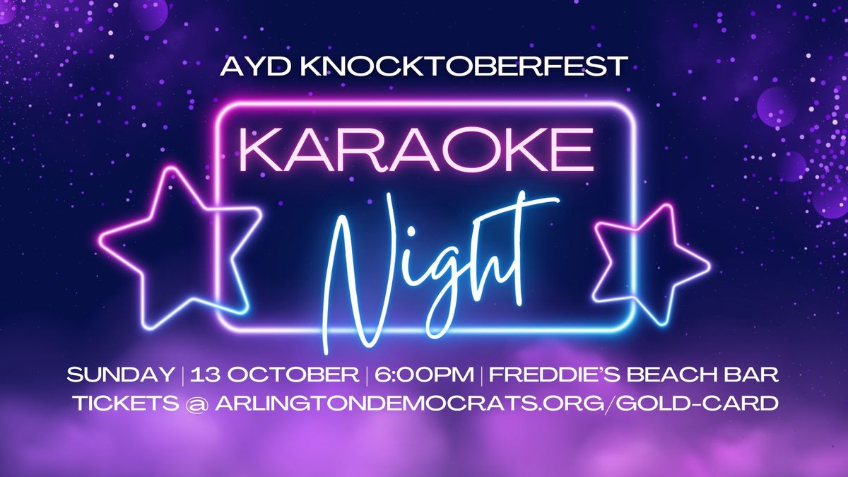 AYD Knocktoberfest: Karaoke Night