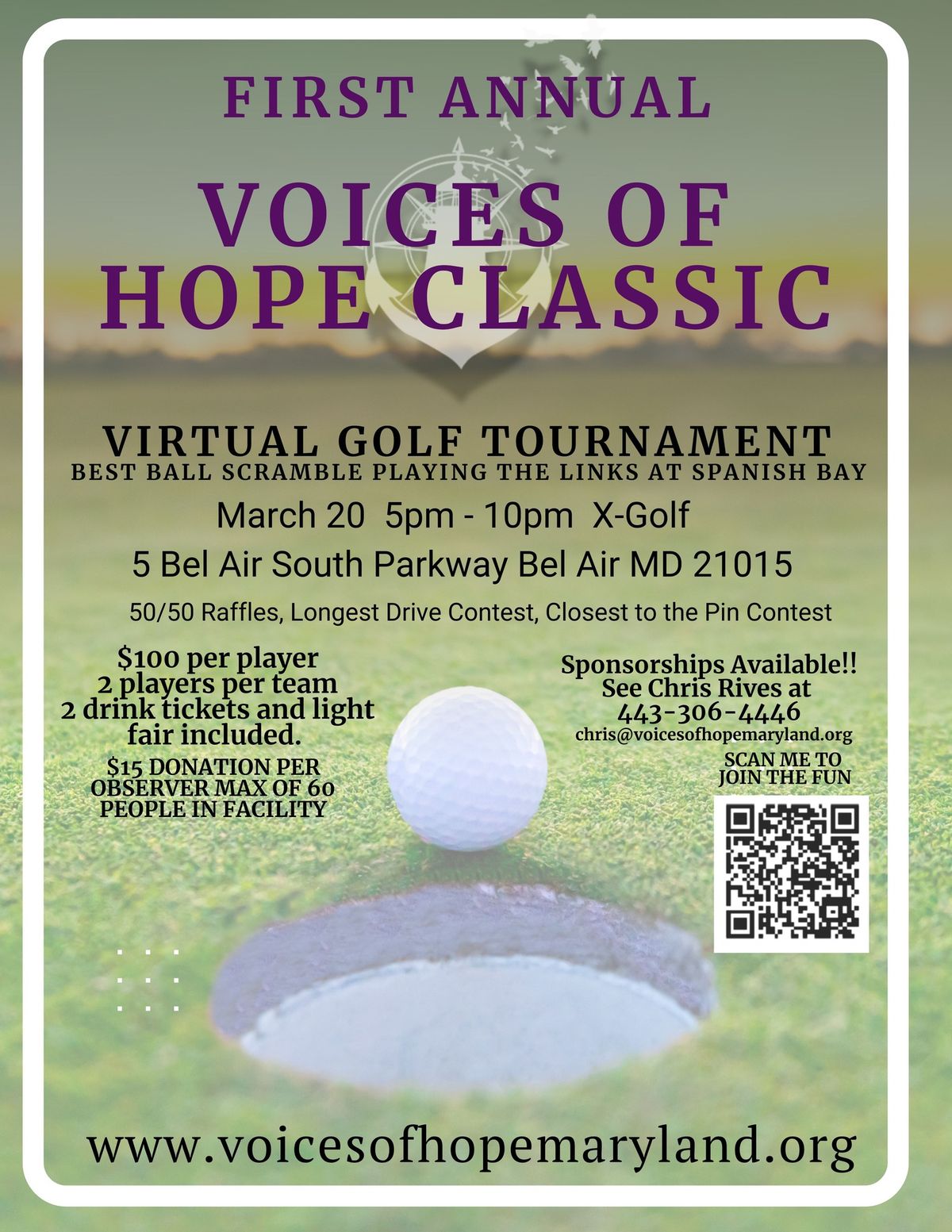  First Annual Voices of Hope Classic! \ud83c\udfcc\ufe0f\u200d\u2642\ufe0f\u26f3\ufe0f