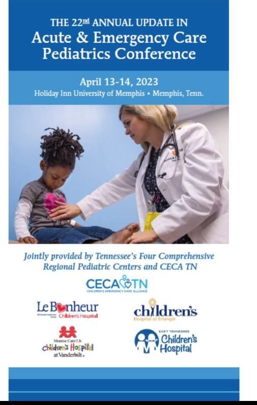 22nd Annual Update in Acute & Emergency Care Pediatrics Conference