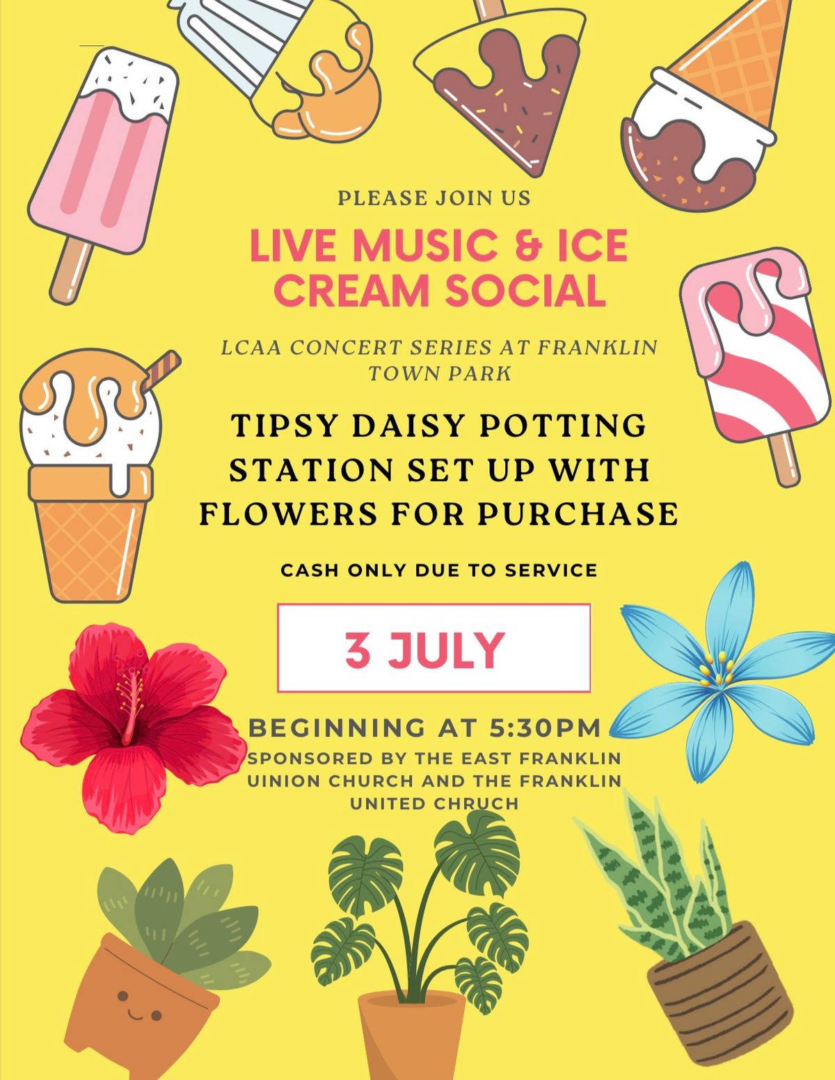 Ice Cream Social & Live Music 