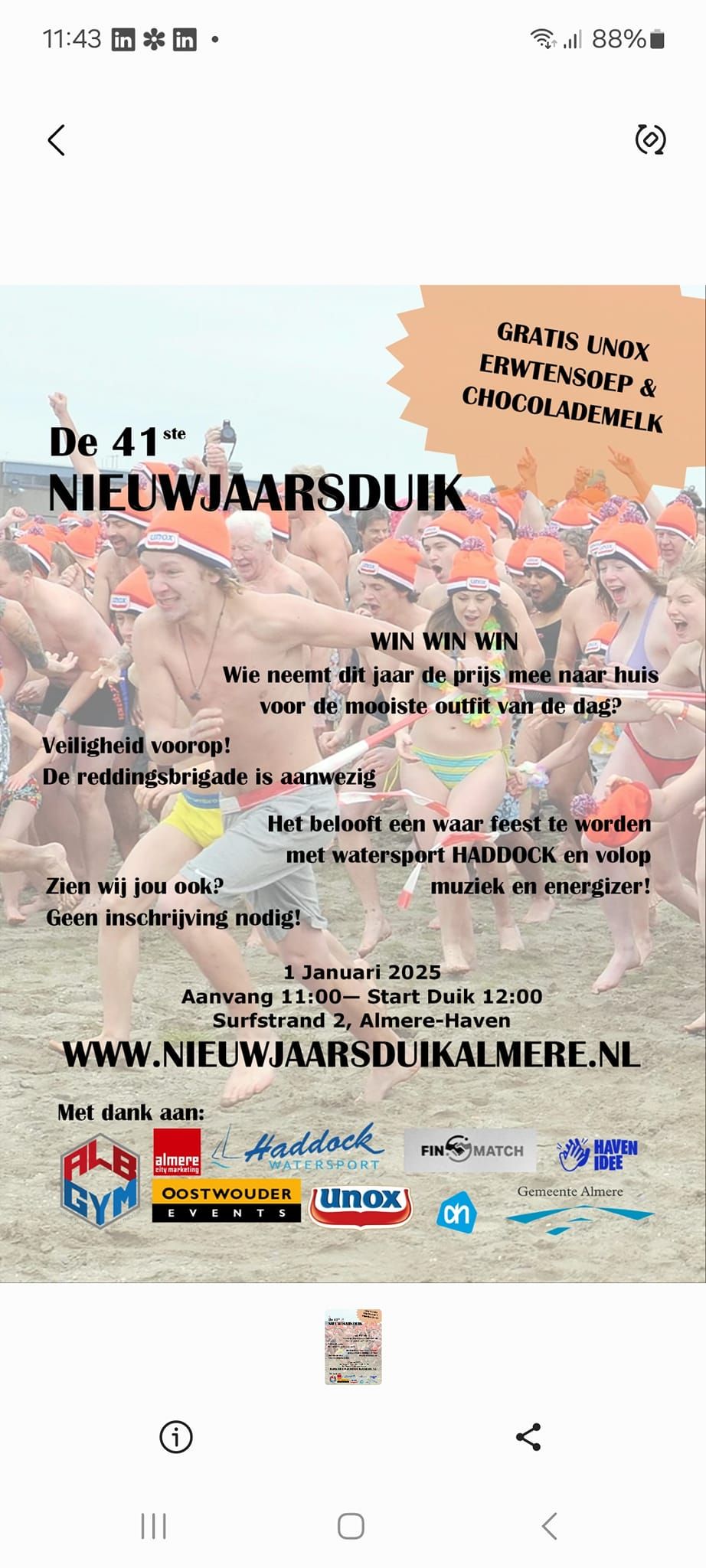 Almere New Year's Dive