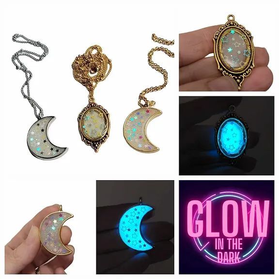 UV Glow in the Dark Resin Jewellery