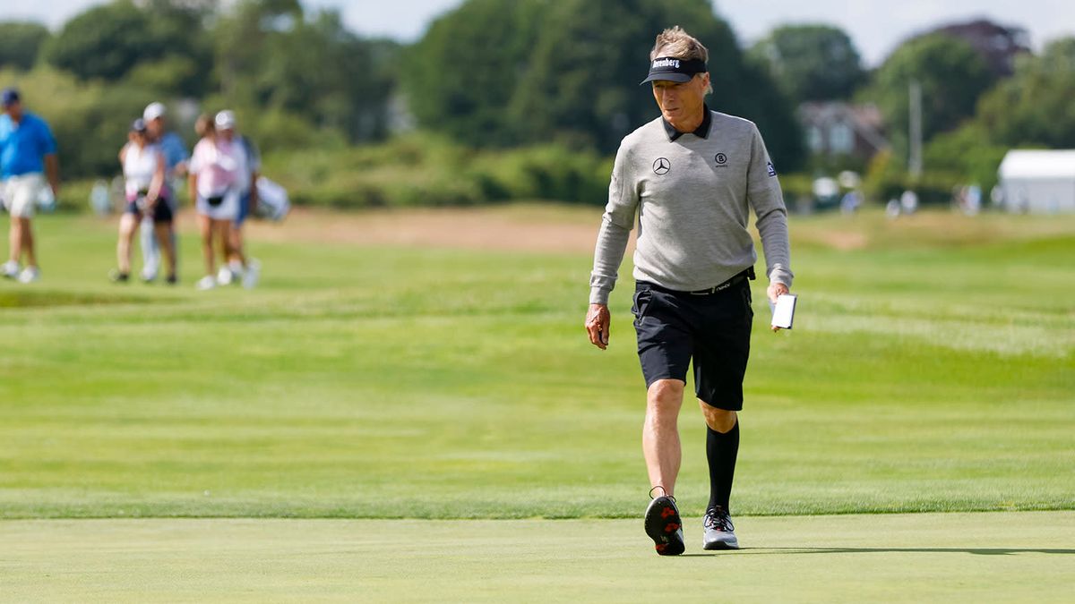 US Senior Open Golf: Practice Round - Wednesday