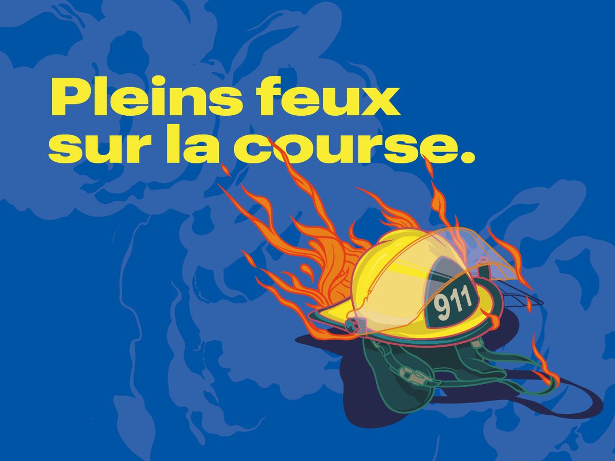 Course des pompiers de Laval