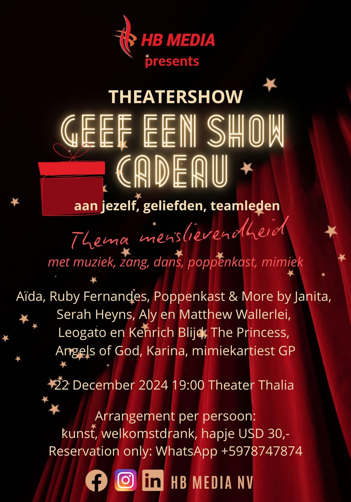 Geef een show cadeau