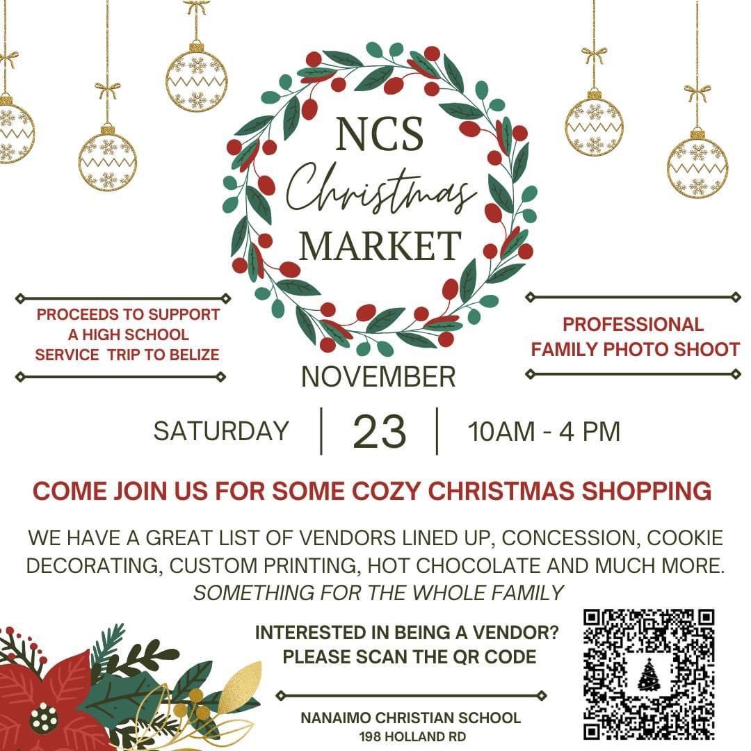 CHRISTMAS MARKET at Nanaimo Christian School