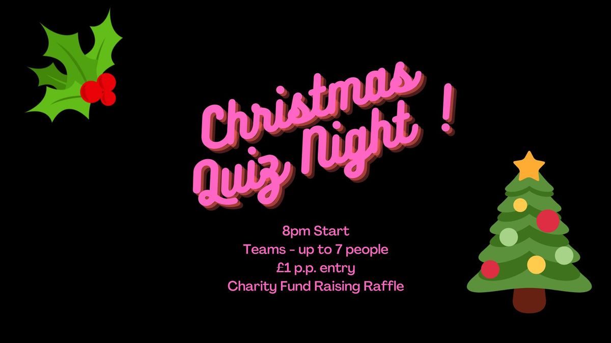 QUIZ 2: The DSI Big Fat Christmas Quiz Night!! FULLY BOOKED