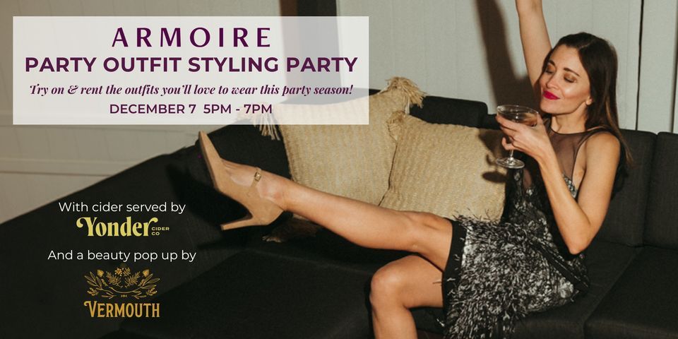 Armoire Holiday Party Styling Party