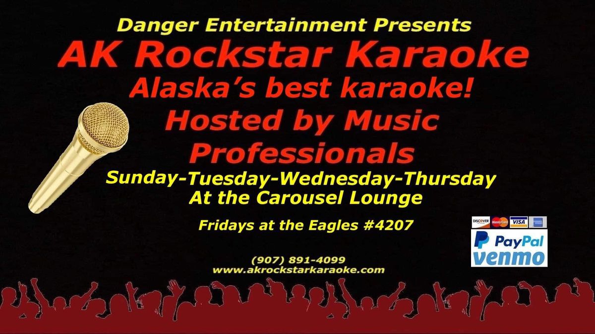 Sunday Karaoke at the Carousel Lounge!