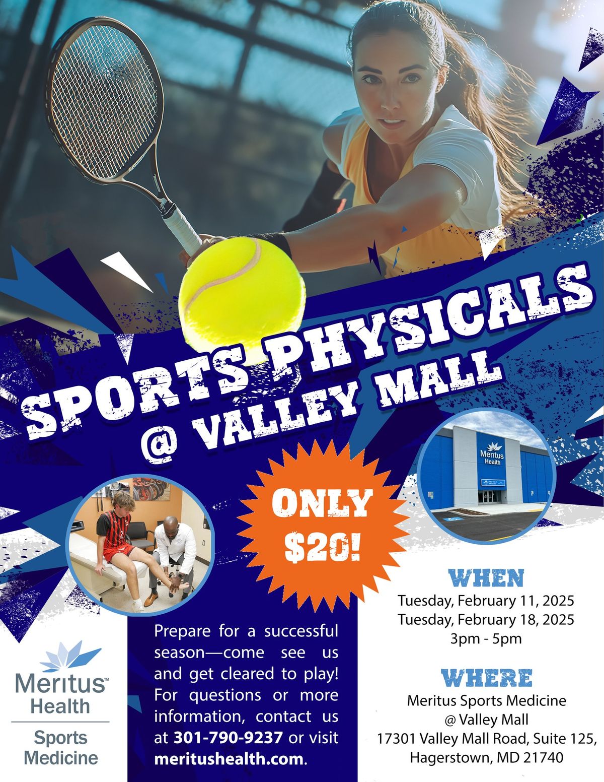 Sports Physicals @ Valley Mall