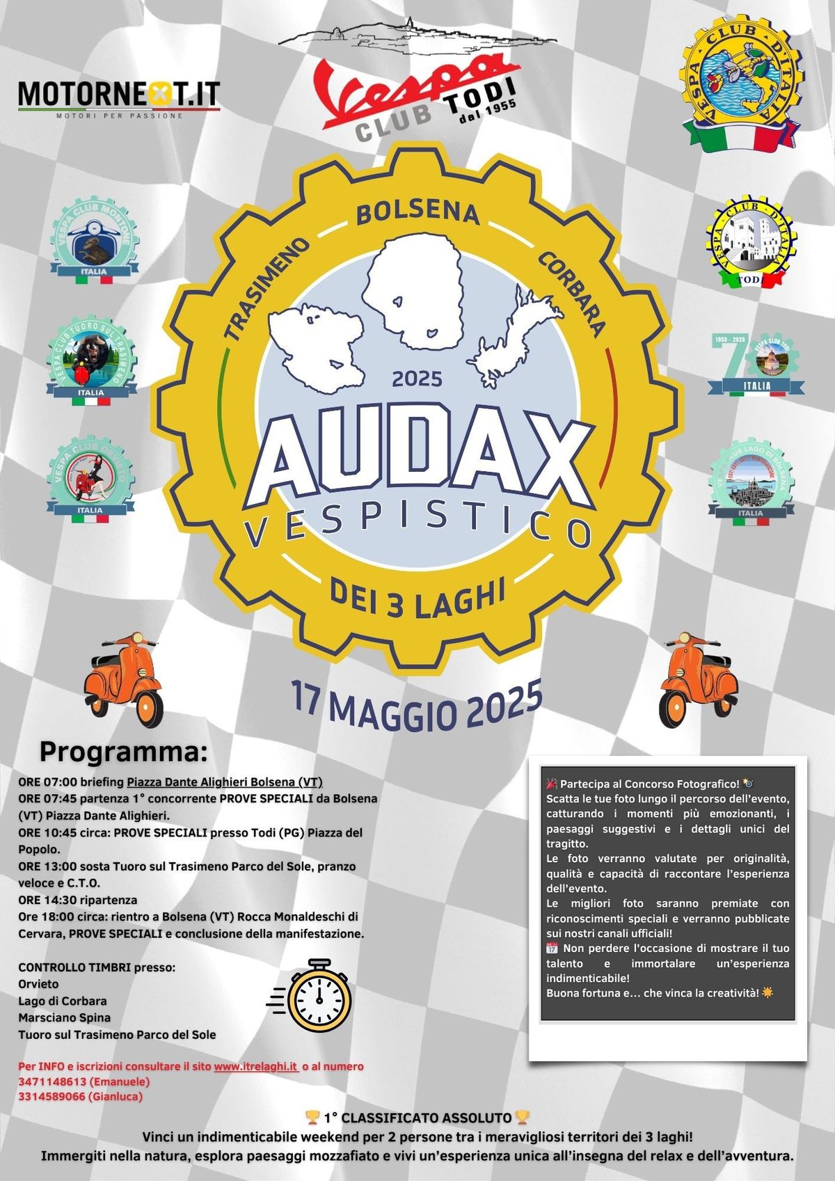 audax VESPISTICO dei tre laghi 