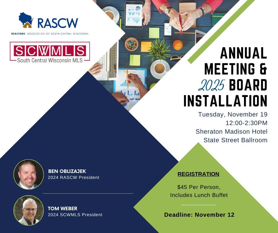 RASCW & SCWMLS Annual Meeting & 2025 Board Installation