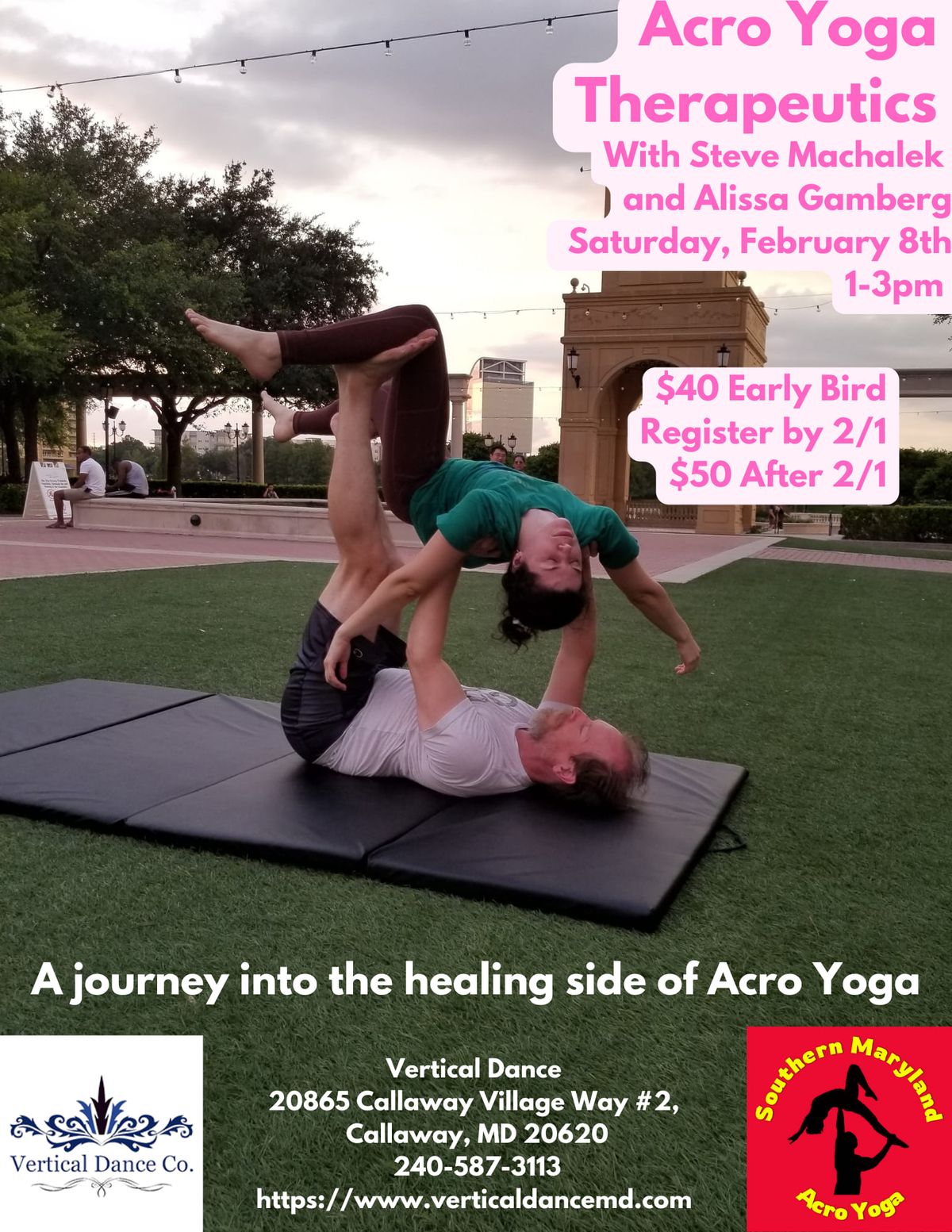 Acro Yoga Therapeutics with Steve Machalek and Alissa Gamberg