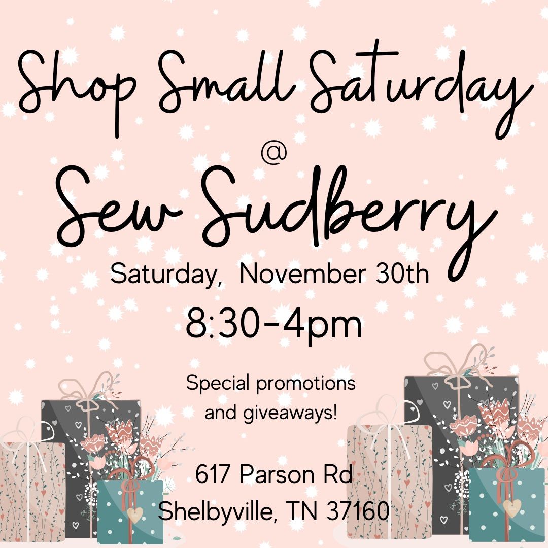 Shop Small Saturday