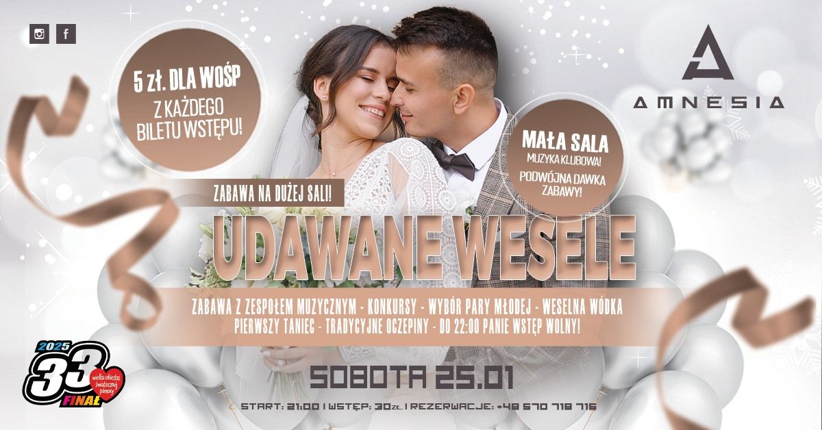 UDAWANE WESELE\u2b50\ufe0f25.01\u2b50\ufe0fSOBOTA\u2b50\ufe0fAMNESIA\u2b50\ufe0f