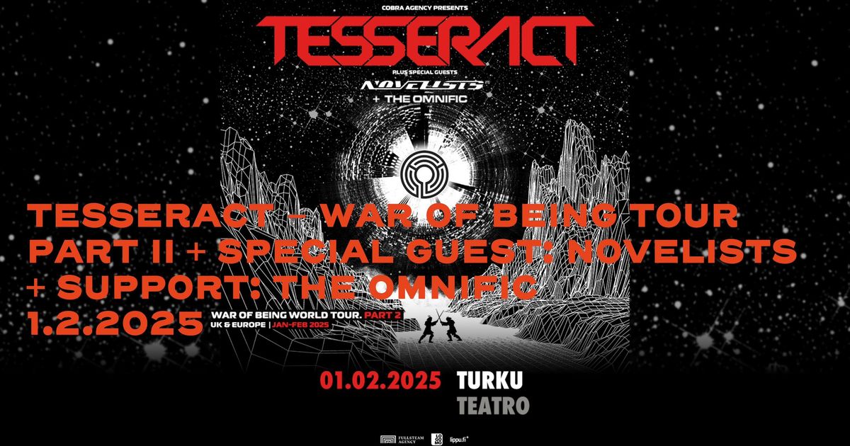 La 1.2.2025 TesseracT - War of Being Tour Part II | Teatro, Logomo