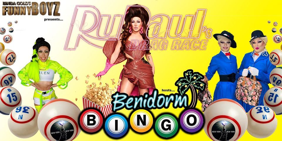 FunnyBoyz presents: Benidorm Bingo hosted by RuPaul's Drag Race ORION STORY
